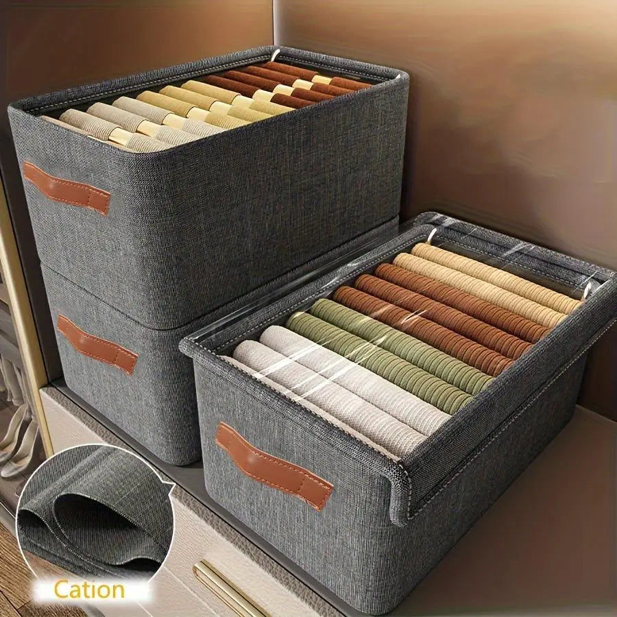 Clothes Storage Box, Durable Clothes Storage Box, Clothes Storage Organiser, Home Organizer for Bedroom Dormitory