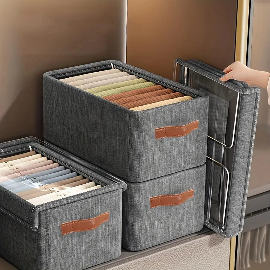 Clothes Storage Box, Durable Clothes Storage Box, Clothes Storage Organiser, Home Organizer for Bedroom Dormitory