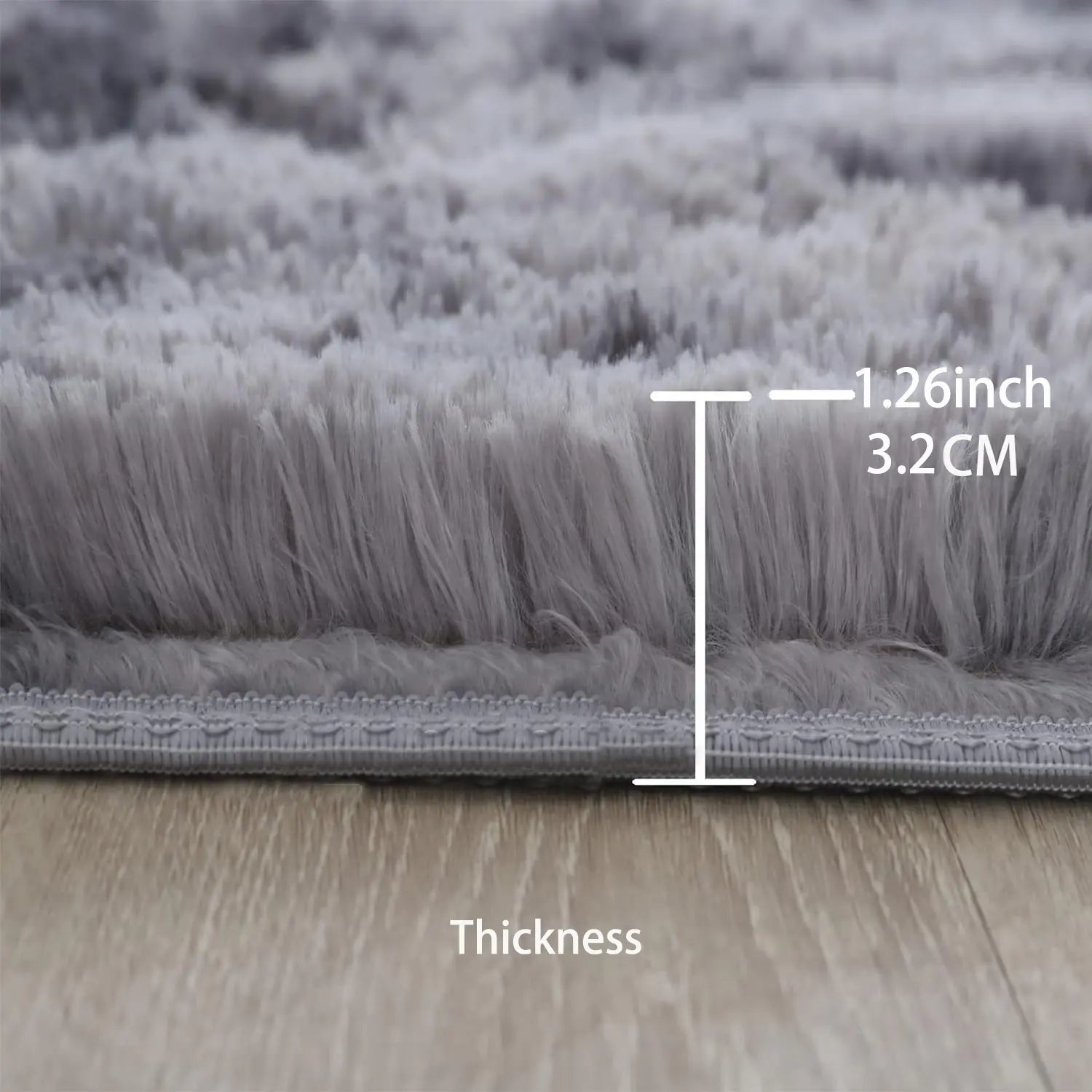 Faux Fur Shag Rug, 1 Count Soft Plush Rug, Comfortable Area Rug, Decorative Carpet for Home Living Room Bedroom #GLOBAL PICKS