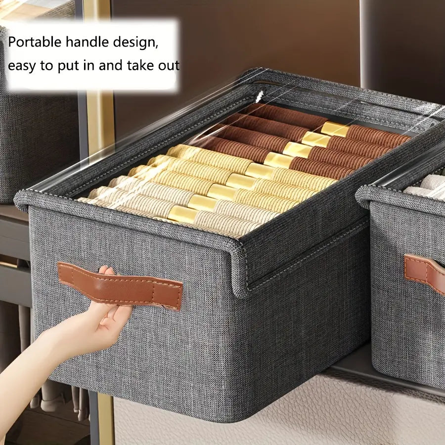 Clothes Storage Box, Durable Clothes Storage Box, Clothes Storage Organiser, Home Organizer for Bedroom Dormitory