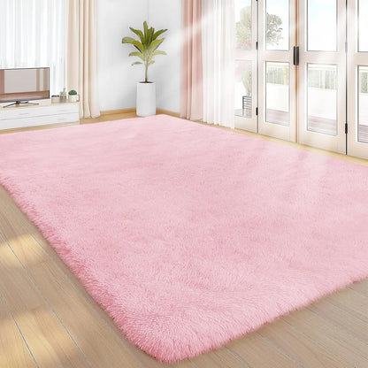 Faux Fur Shag Rug, 1 Count Soft Plush Rug, Comfortable Area Rug, Decorative Carpet for Home Living Room Bedroom #GLOBAL PICKS